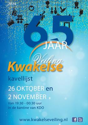 Zaterdag is de eerste avond van de 65e Kwakelse Veiling bij KDO